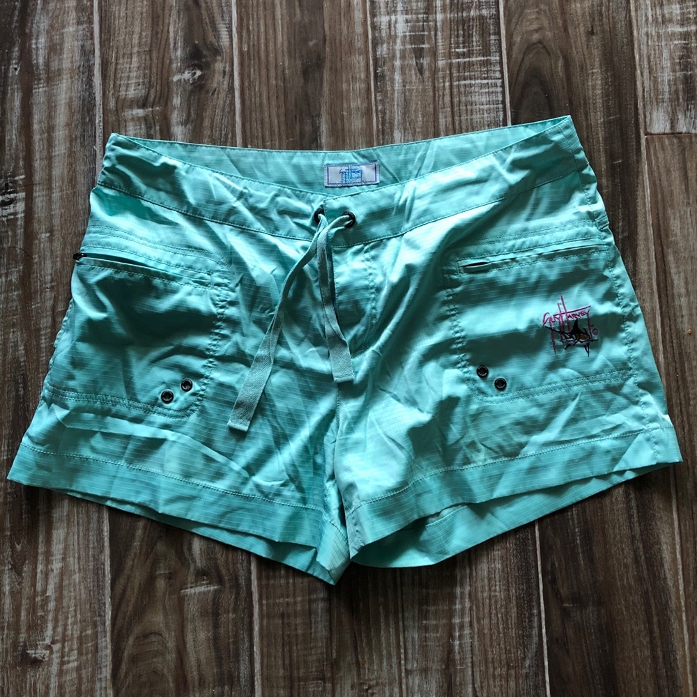 Everything is $5 ❤ Guy Harvey swim shorts